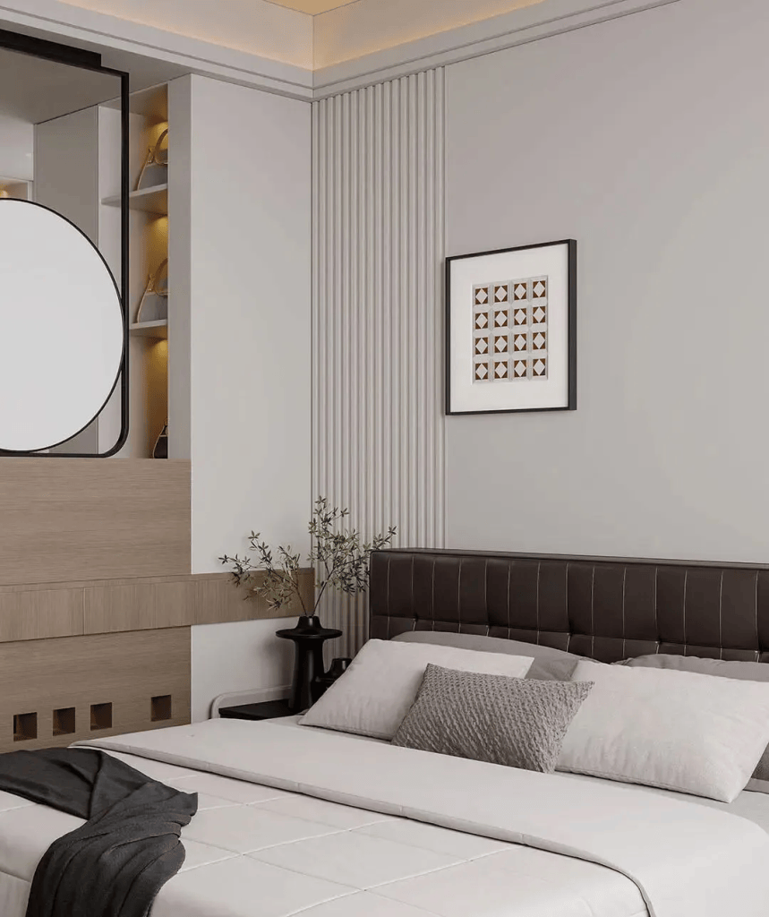 图片[12]-装修效果图，115㎡现代风•做减法装修设计的家-尊装网