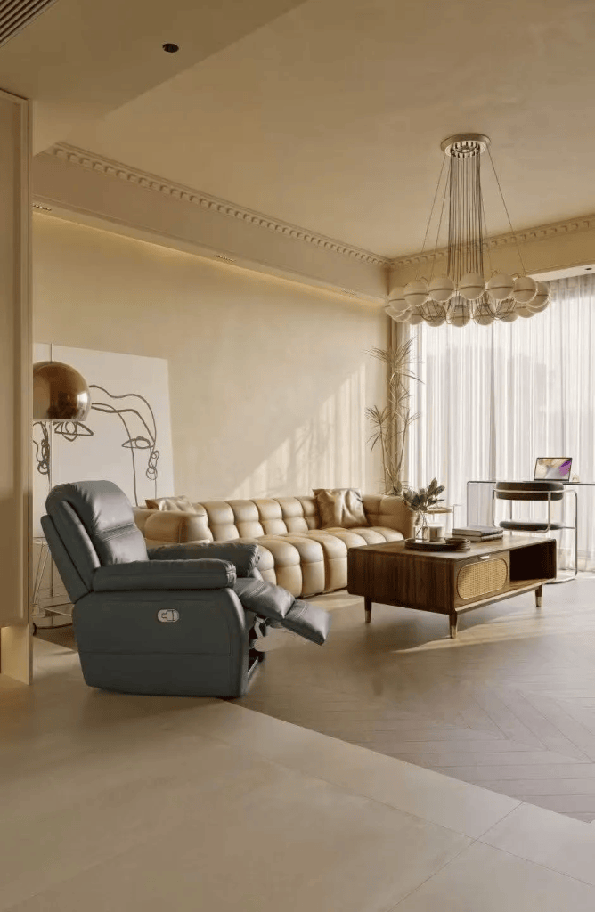 图片[2]-把“温柔的时光感”搬进家里，温柔感装修效果图-尊装网