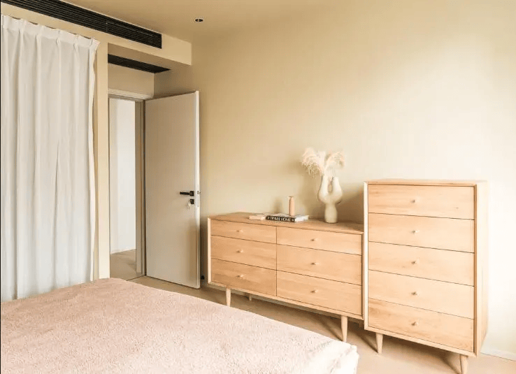 图片[10]-113㎡简约原木风住宅装修效果图-尊装网