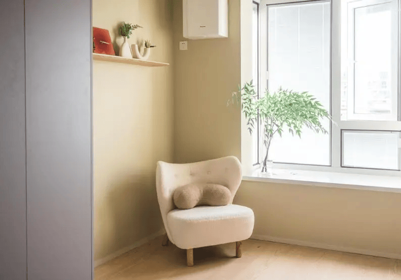 图片[14]-113㎡简约原木风住宅装修效果图-尊装网