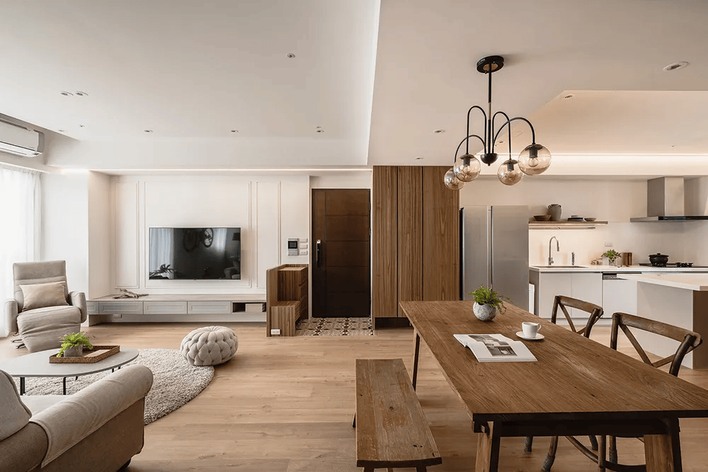 图片[3]-132㎡三口之家，干净轻松家装装修效果图-尊装网