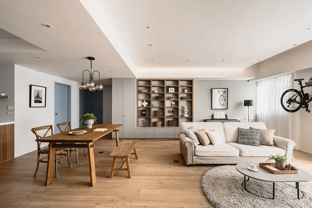 图片[4]-132㎡三口之家，干净轻松家装装修效果图-尊装网