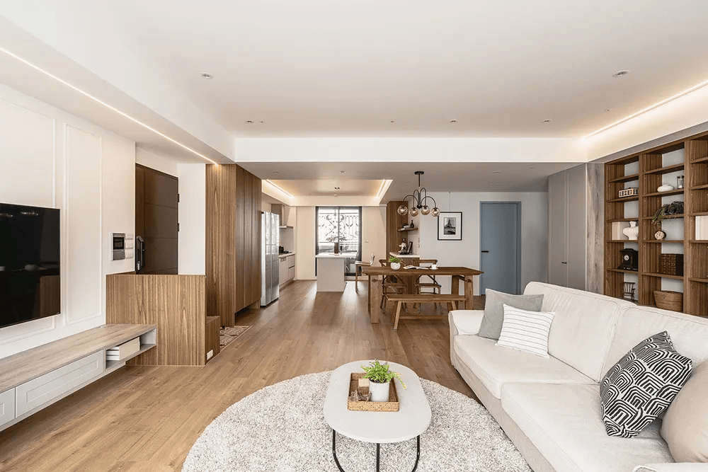 图片[5]-132㎡三口之家，干净轻松家装装修效果图-尊装网