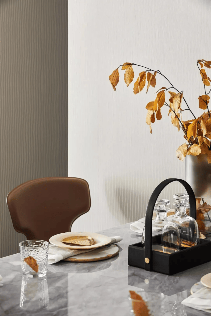 图片[6]-装修效果图 | 129㎡现代轻奢，自然舒适的中性色，华丽精致的档次-尊装网