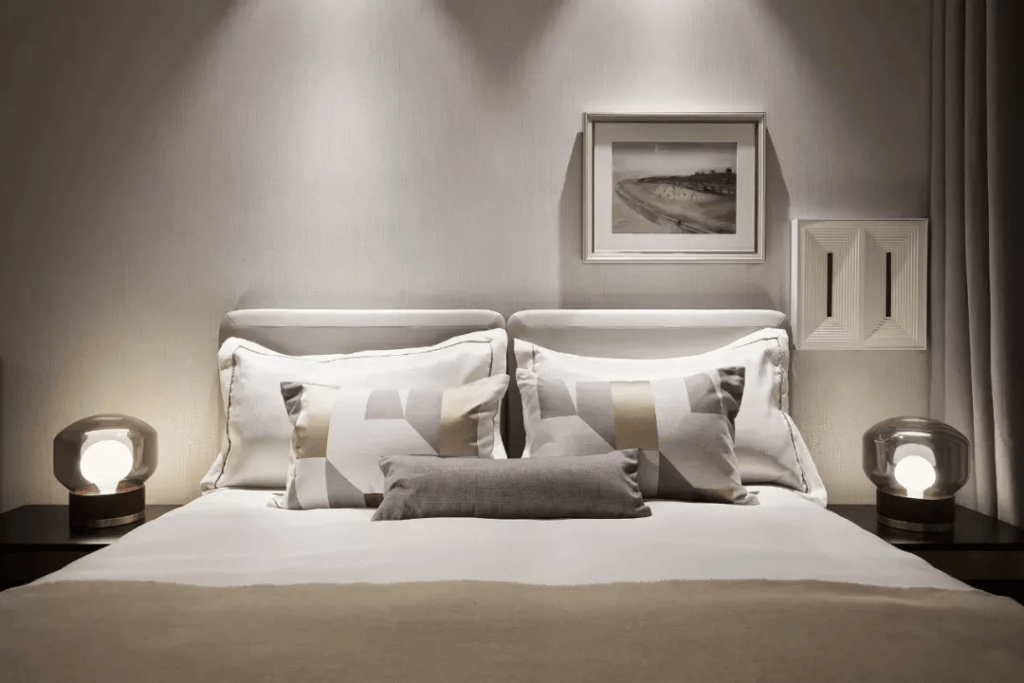 图片[12]-装修效果图 | 129㎡现代轻奢，自然舒适的中性色，华丽精致的档次-尊装网